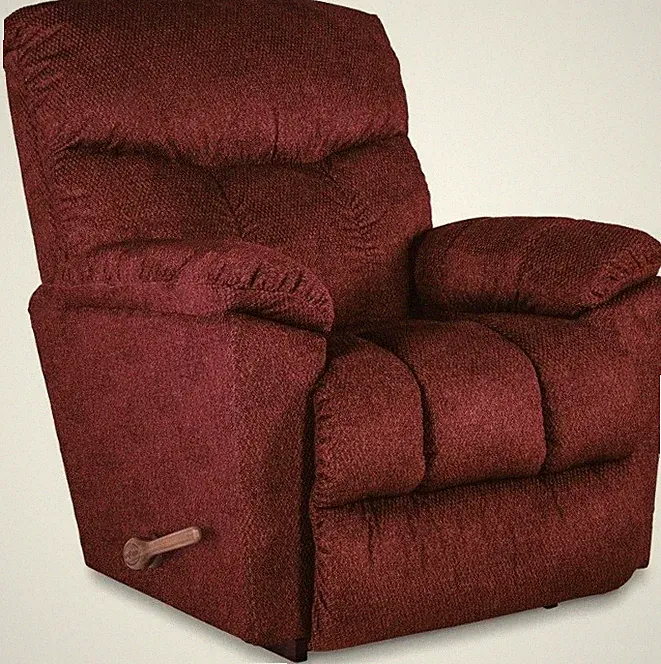 La-Z-Boy Burgundy Wine Rocker Recliner Lazy Boy Chair Chairs Lazyboy Recliners