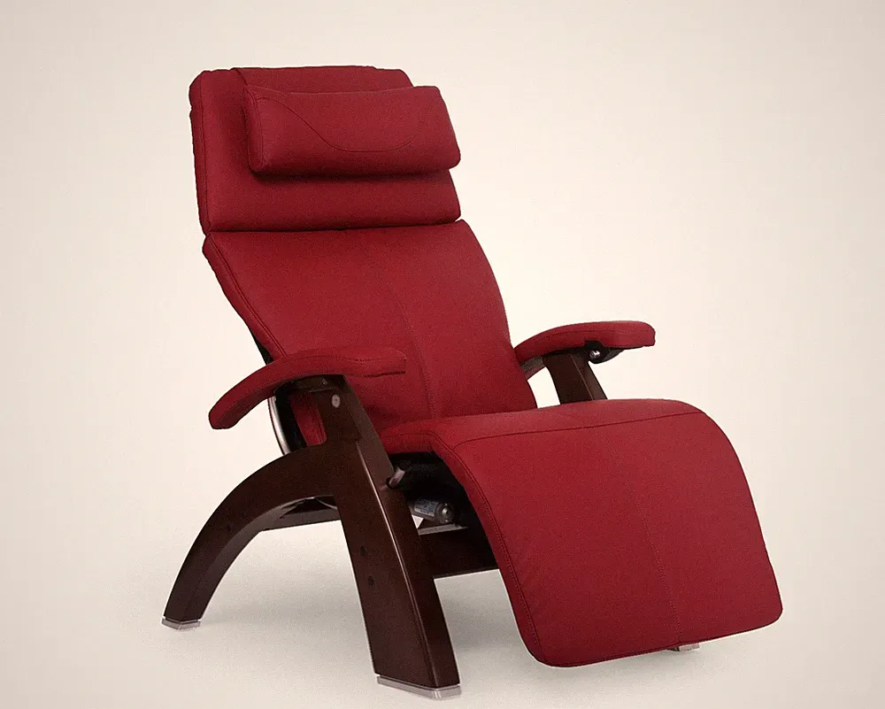 Red Leather PC-600 Omni-Motion Silhouette Human Touch Zero Gravity Perfect Chair